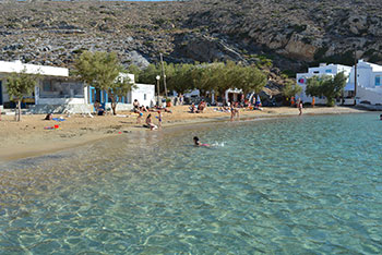 Playing at the sea