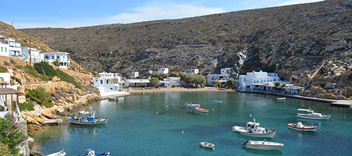 Le village de Cheronissos à Sifnos